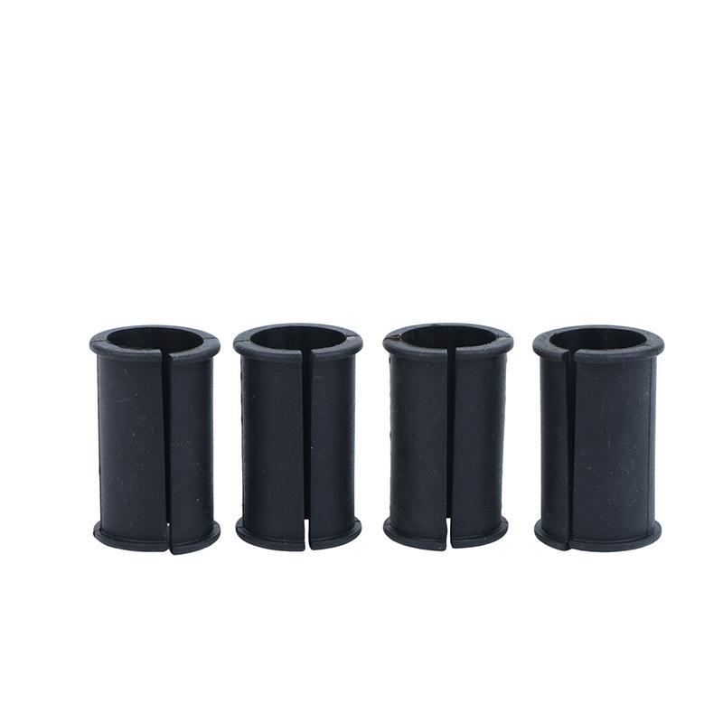 Yoga Fitness Class - 4 Buah Pelindung Mikrofon Karet Hitam