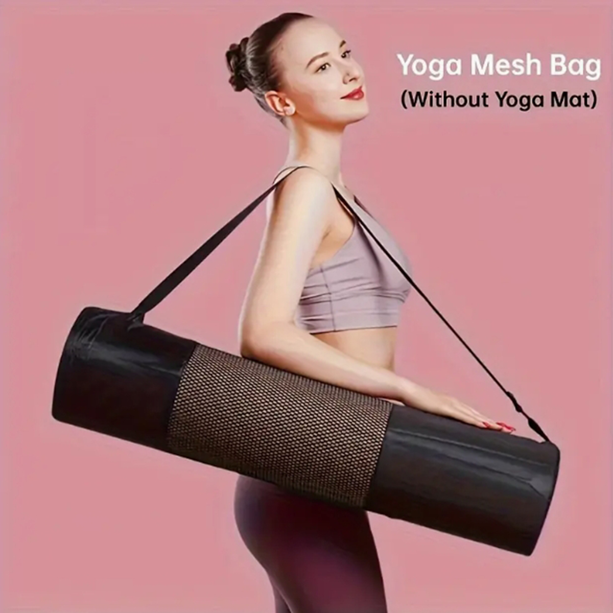 Gym Floor Mats - 1 Tas Jaring Penyimpanan Matras Yoga