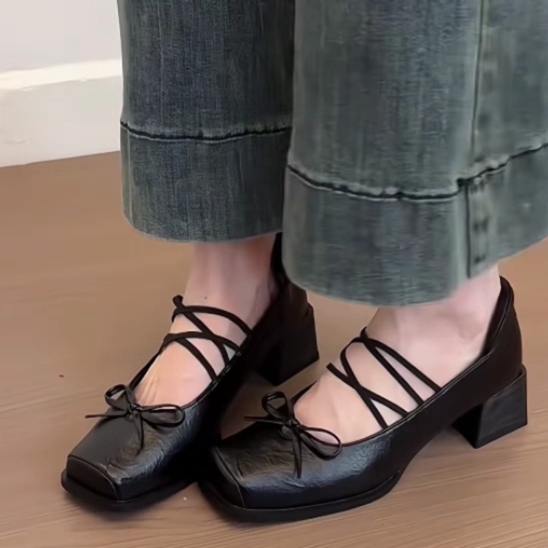 Resistance Bands - Sepatu Tunggal Model Baru Ujung Persegi