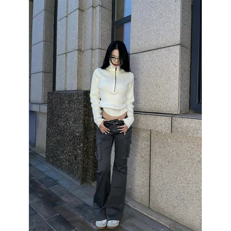 Yoga Fitness Class - Sweater, Jumper, Pullover Wanita, Sweater Rajut