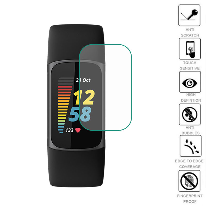 Fitness Tracker Band - 5 buah Film pelindung bening TPU