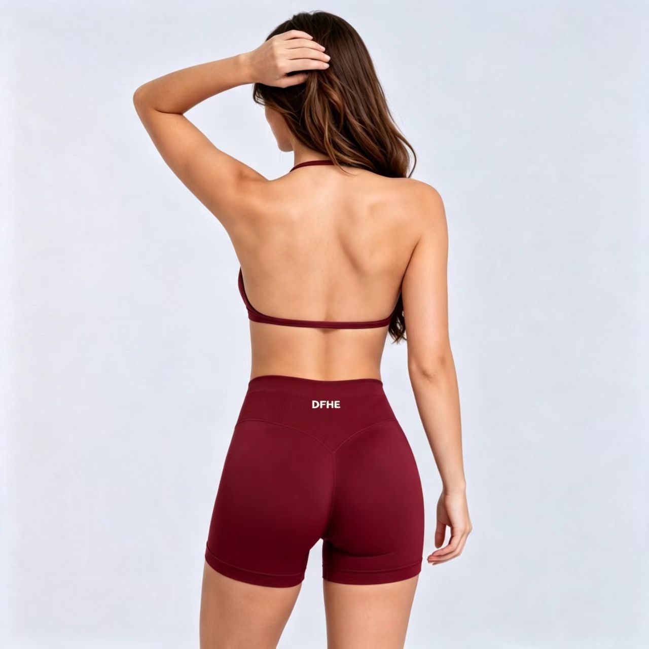 Yoga Fitness Up - Celana Pendek Yoga Wanita DFHE Pinggang