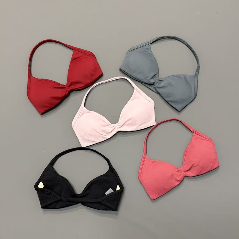 Yoga Và Fitness - Bra Olahraga Wanita Model Halter V-Neck