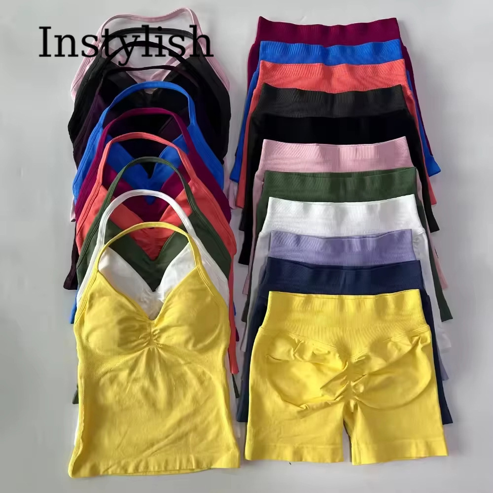Yoga For Fitness - Set Yoga Wanita 2 Potong Tanpa