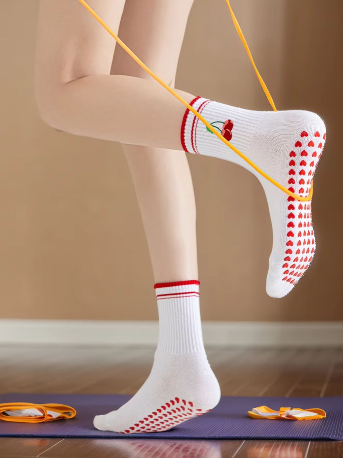 Yoga For Fitness - 1 Pasang Kaus Kaki Yoga Profesional