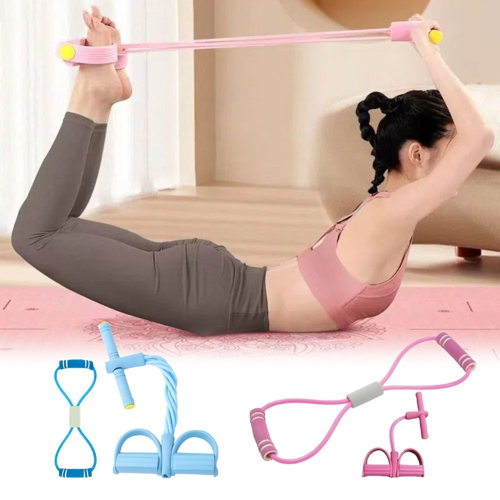 Yoga Fitness At Home - Set Resistance Band 6-Tube TPE untuk