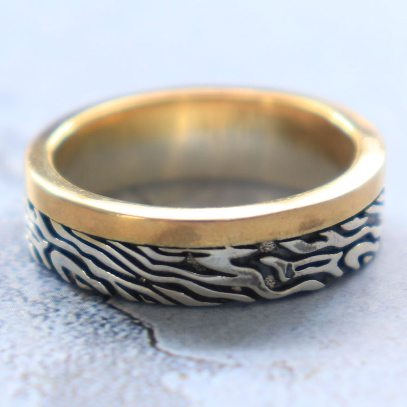 Cincin Kawin Motif Damask Moku - Fitness Tracker Band ulasan dan harga