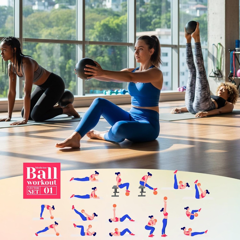 20 Buah Bola Yoga Mini 9 Inci  - Yoga Fitness At Home ulasan dan harga