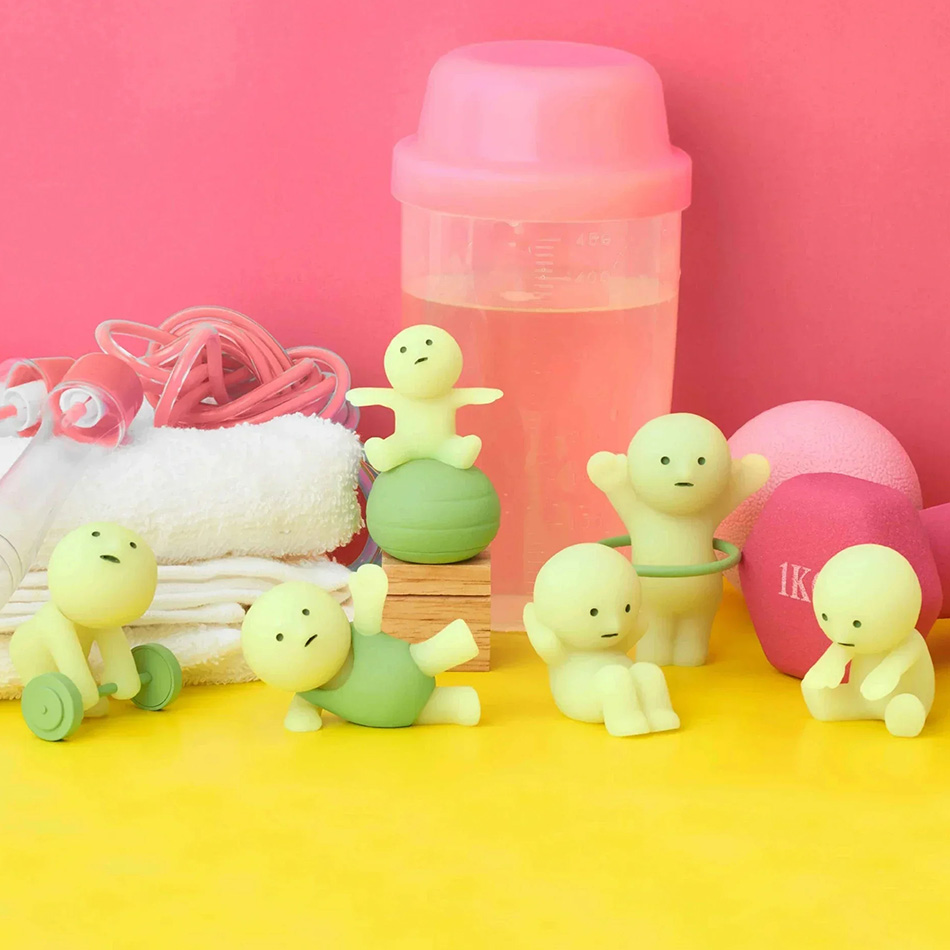 Figur Mini Bercahaya Dalam Gel - Yoga In Fitness First ulasan dan harga