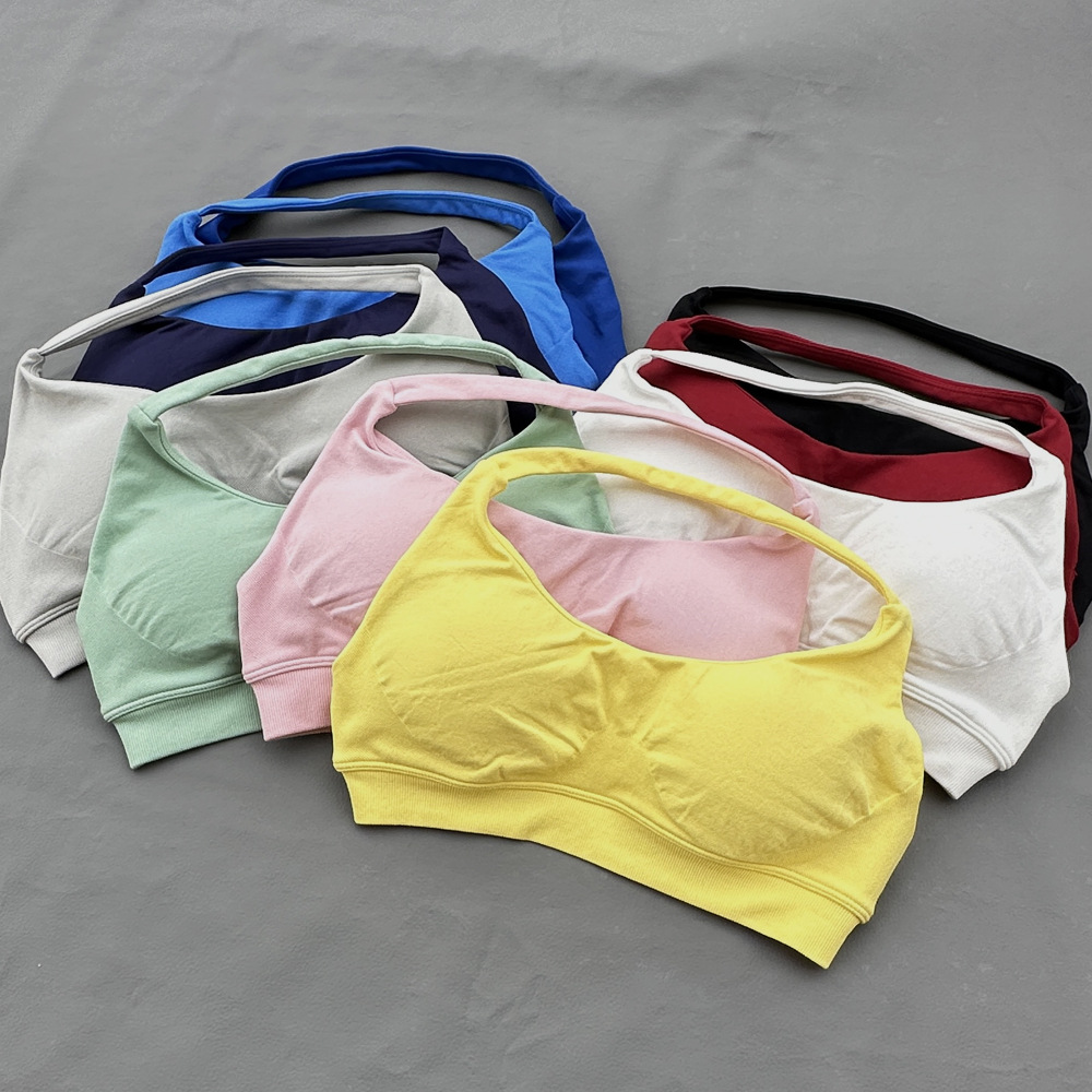 Sport Bra Wanita Seamless Halt - Yoga Fitness Up ulasan dan harga