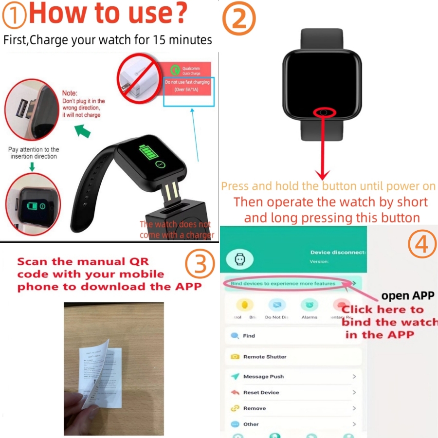 Jam tangan pintar olahraga pri - Fitness Tracker Band ulasan dan harga