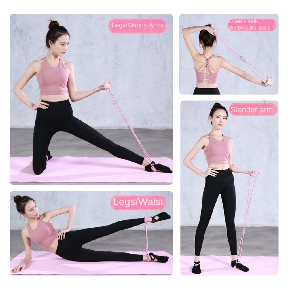Set Resistance Band 6 Tabung T - Yoga Fitness At Home ulasan dan harga