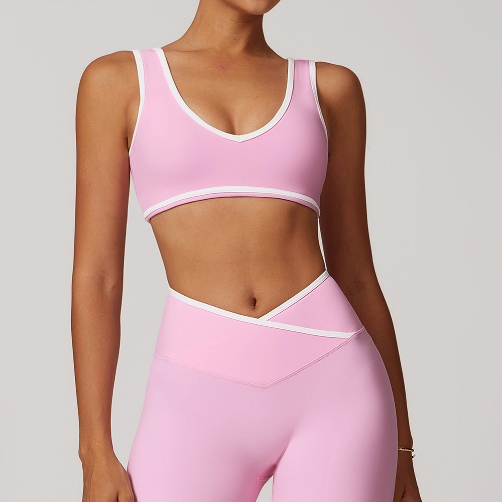 Sport Bra Wanita Model V-Neck, - Yoga Và Fitness ulasan dan harga