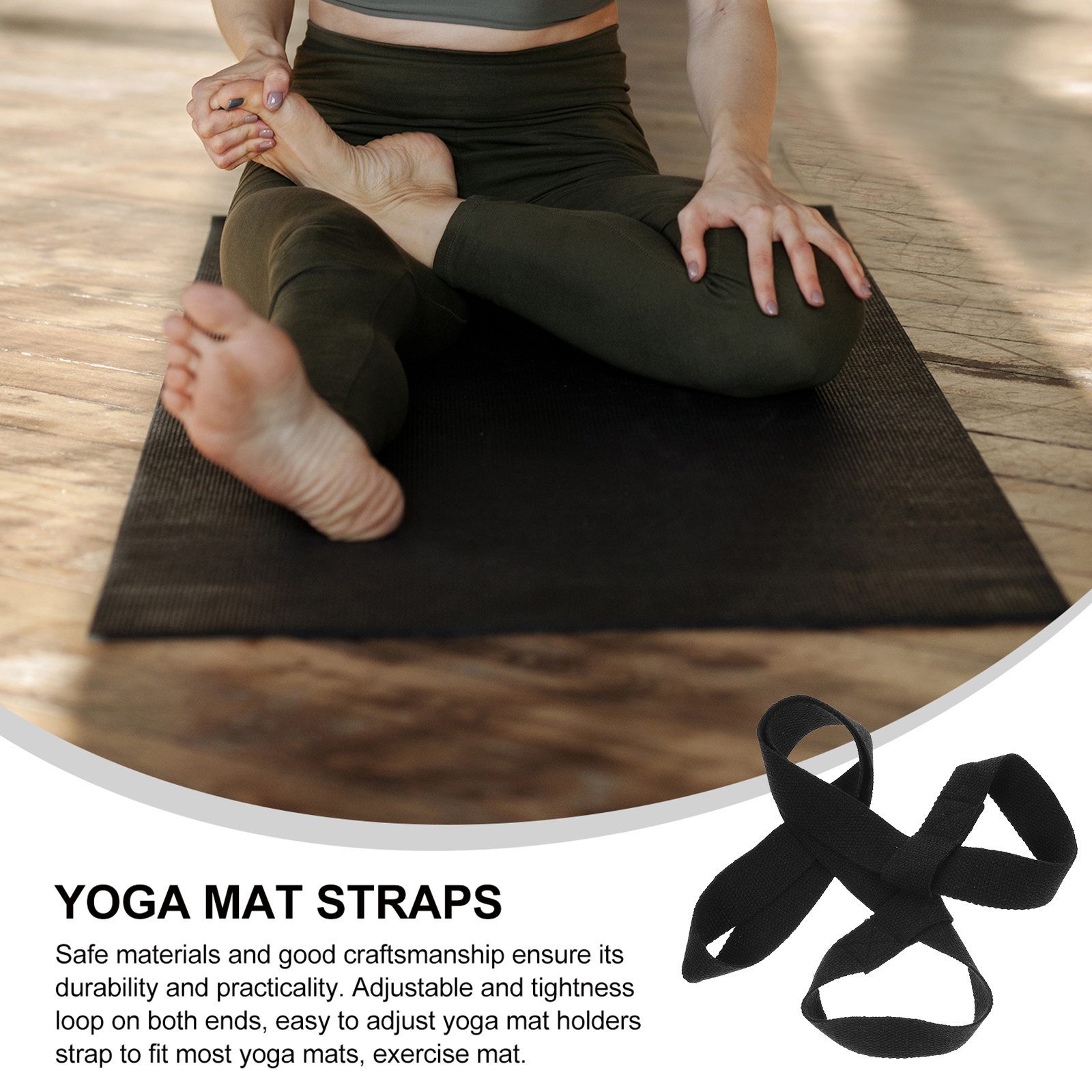 2Pcs Tali Pengangkut Matras Yo - Yoga Fitness Class ulasan dan harga
