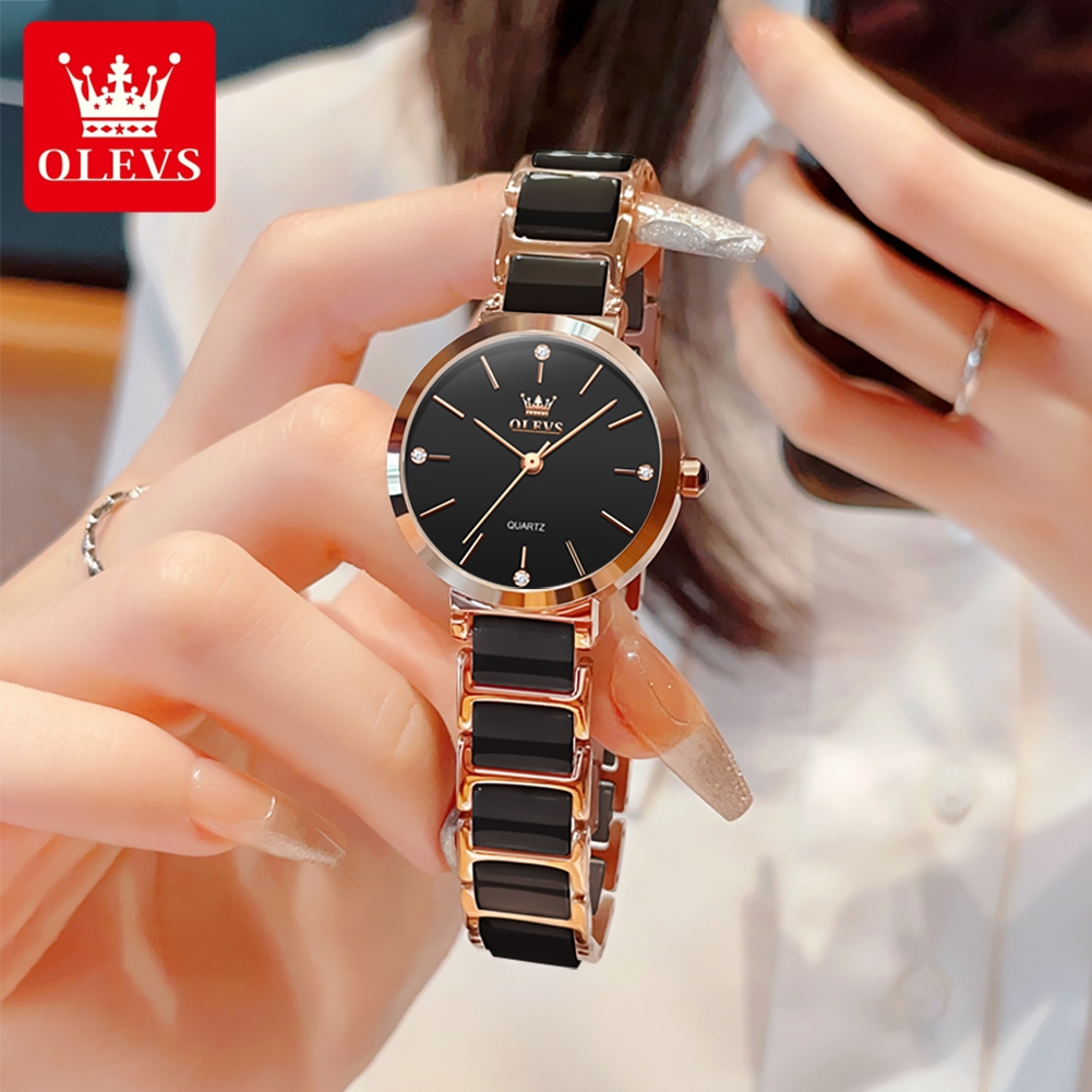 Jam Tangan Wanita OLEVS 5877 M - Resistance Bands ulasan dan harga