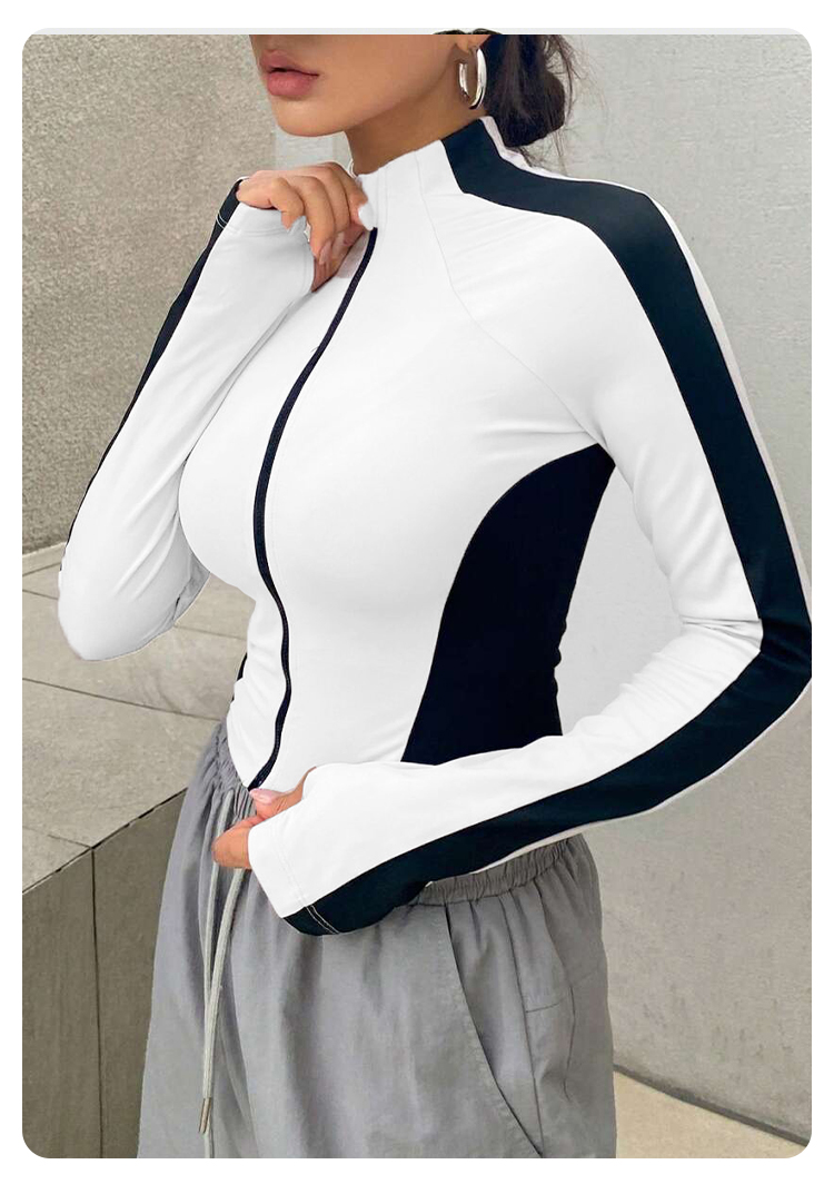 Pakaian Yoga Jaket Kerah Berdi - Yoga For Fitness ulasan dan harga
