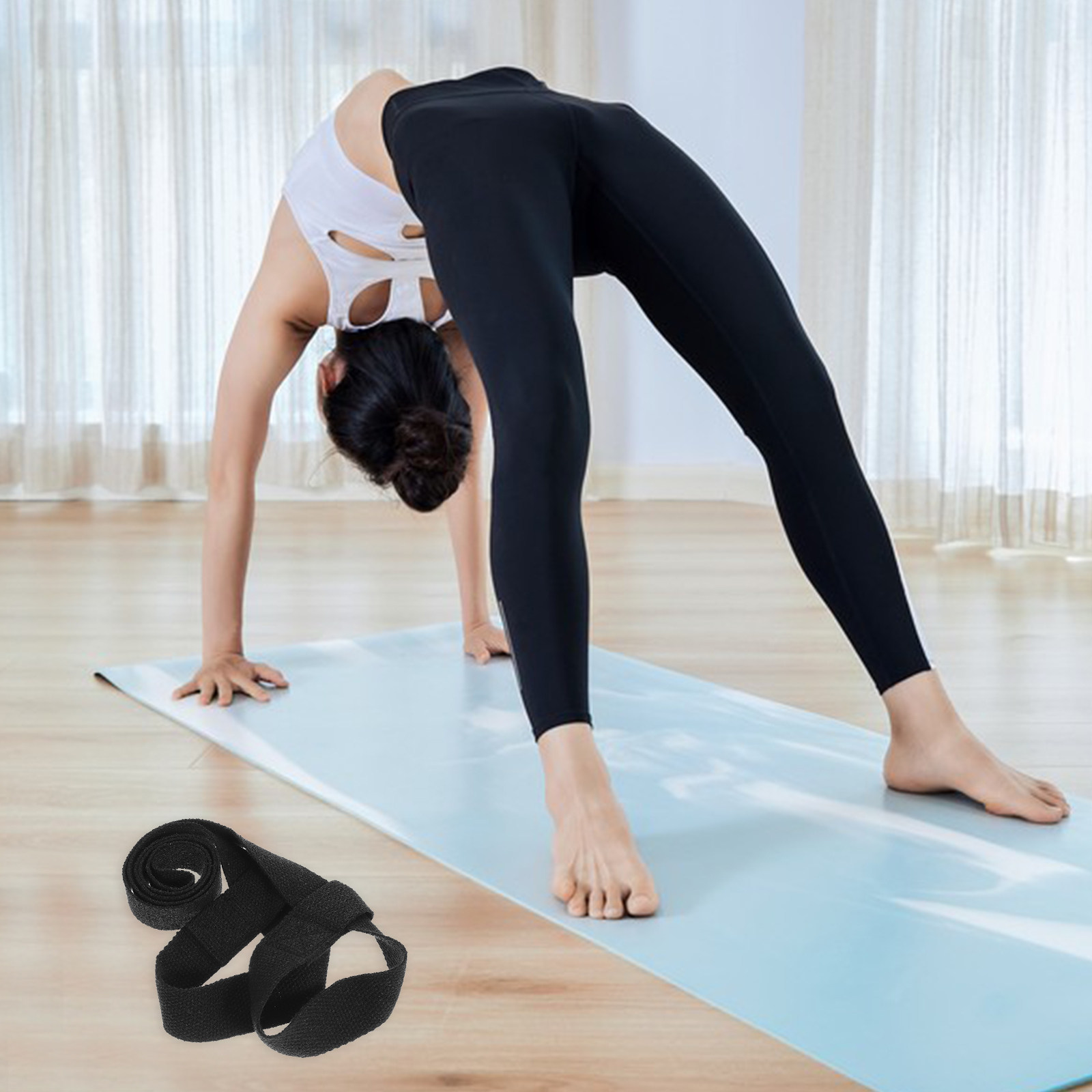 2Pcs Tali Pengangkut Matras Yo - Yoga Fitness Class ulasan dan harga