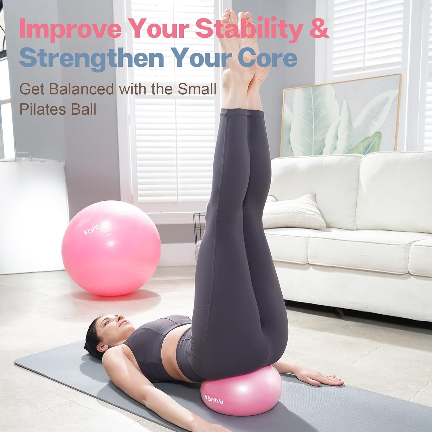 Bola Latihan Kecil, Bola Pilat - Yoga Fitness At Home ulasan dan harga