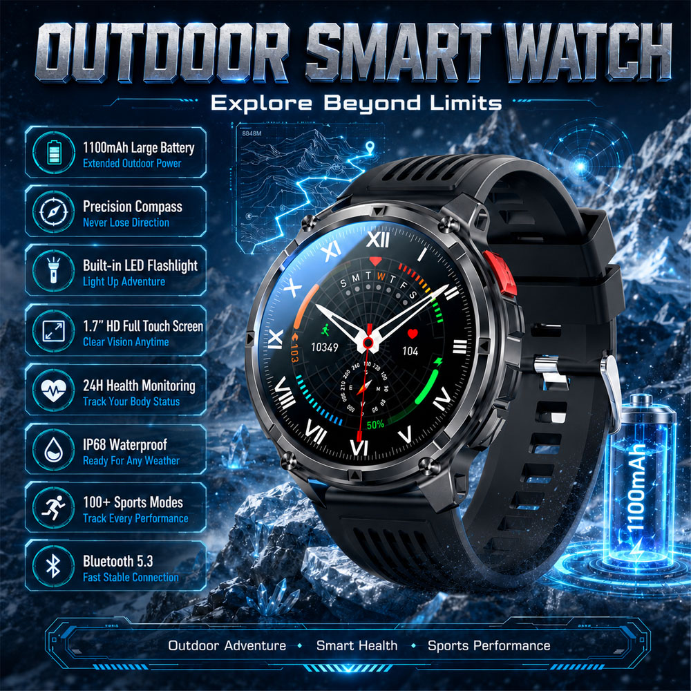Jam Tangan Pintar YAOCX AMOLED - Gym Floor Mats ulasan dan harga