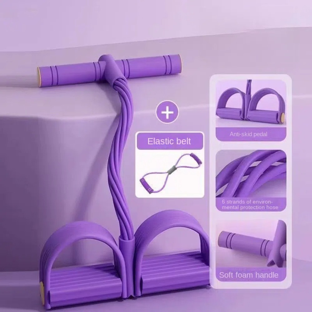 Set Resistance Band 6 Buah TPE - Yoga Fitness At Home ulasan dan harga