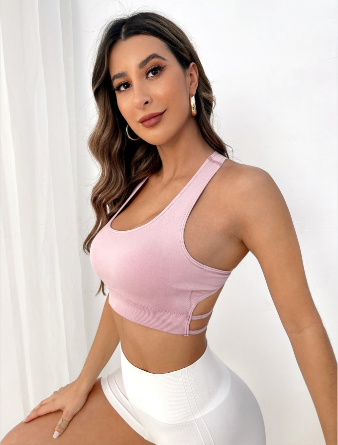 Bra olahraga bernapas atasan k - Yoga Fitness Up ulasan dan harga