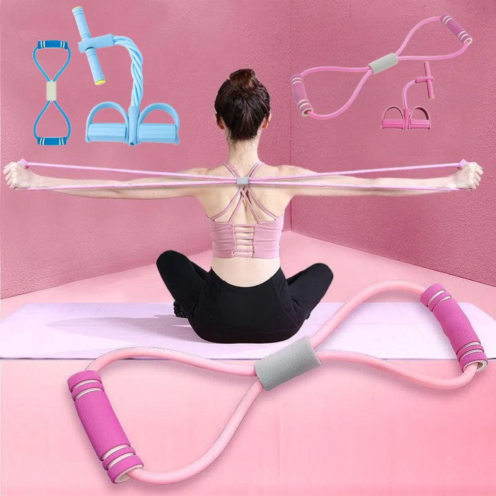 Set Resistance Band 6 Buah den - Yoga Fitness At Home ulasan dan harga