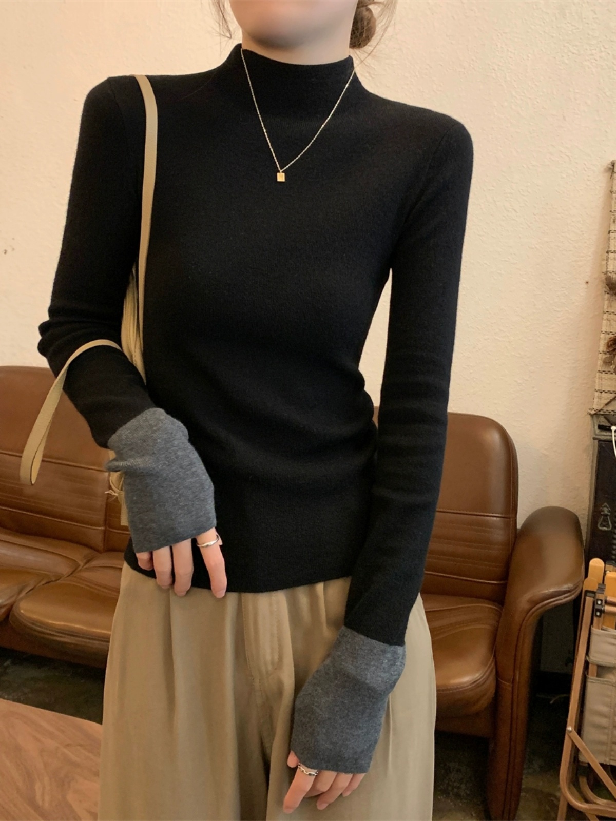Sweater, jumper, pullover wani - Yoga Fitness Class ulasan dan harga