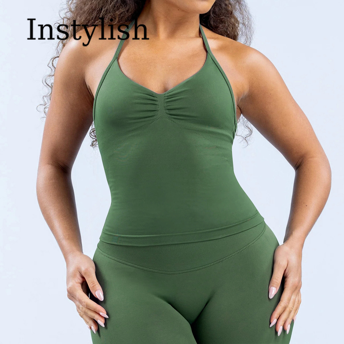 Set Yoga Wanita 2 Potong Tanpa - Yoga For Fitness ulasan dan harga