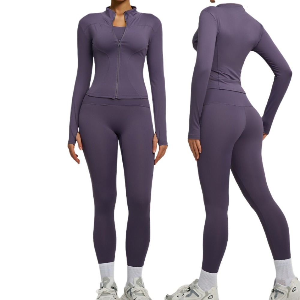 2PCS Setelan Jaket Yoga Wanita - Yoga Và Fitness ulasan dan harga