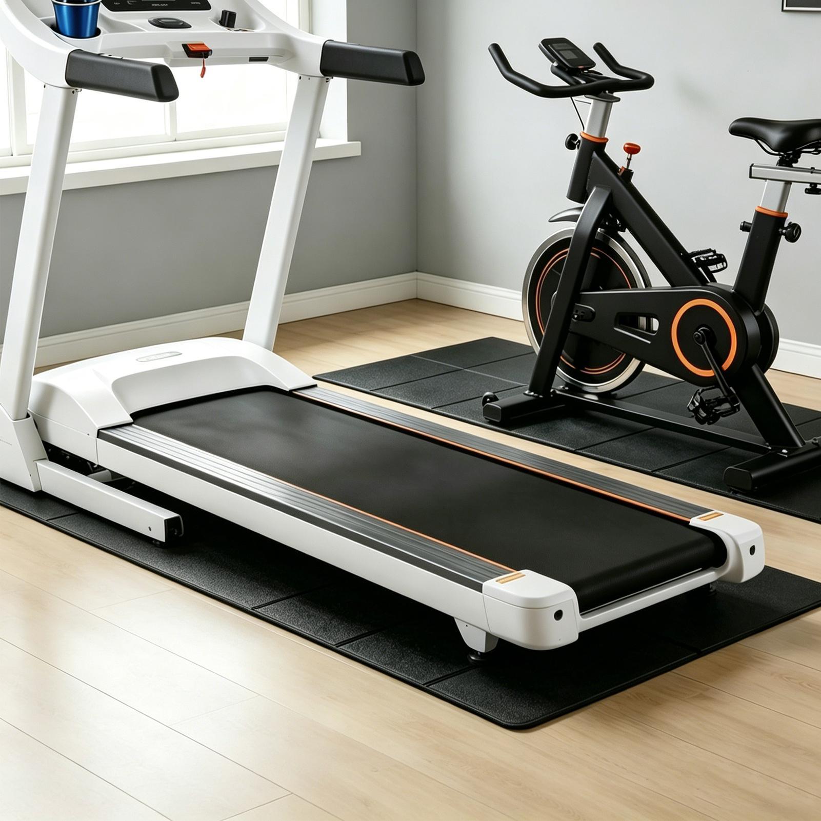 Alas Treadmill Tugas Berat Tah - Gym Floor Mats ulasan dan harga